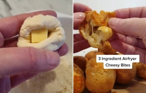 How to make easy Pizza Express-style cheesy dough balls in your Air Fryer - I Made My Own Version Of A Greggs Bake In The Air Fryer - They’re So Close To The Real Thing And So Simple