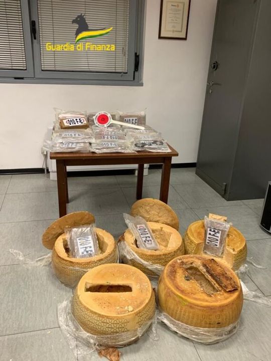 Italian Drug Gang Caught Smuggling High-quality Cocaine Concealed In Parmesan Cheese