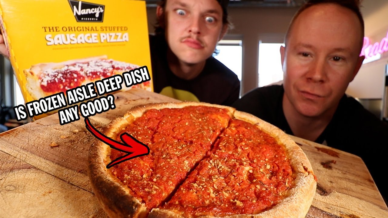 Does Chicago Deep Dish Work as a Frozen Pizza? | Nancy's Frozen Deep Dish Review