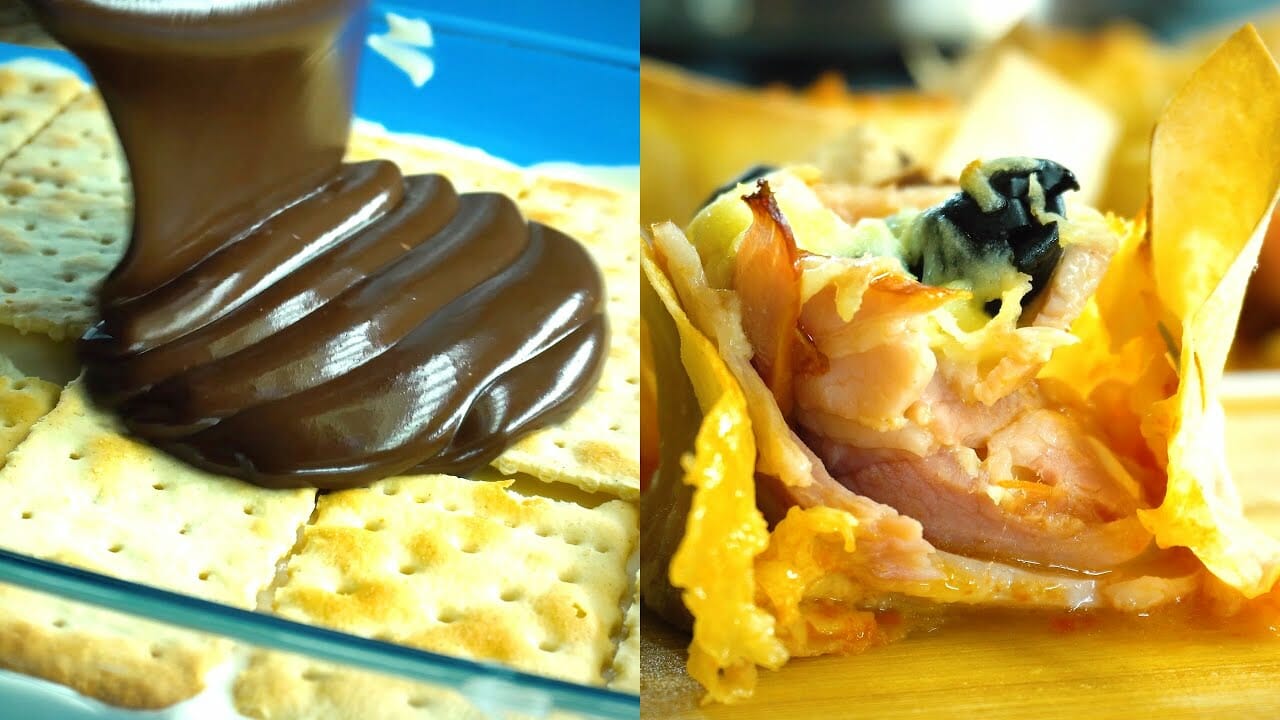 Mini Pizza Cups Recipe - No Bake Chocolate Eclair Cake Recipe