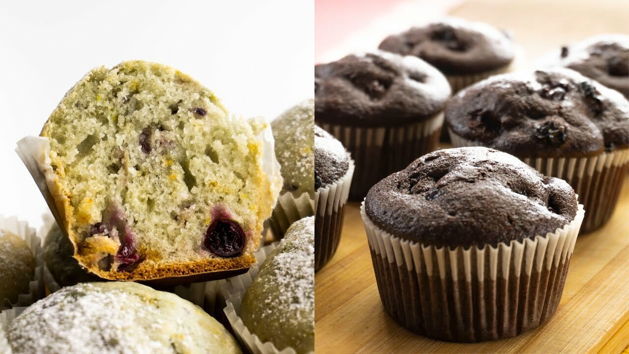 Easy Black Currant Muffins Recipe - Chocolate Muffins Recipe - Dessert ideas