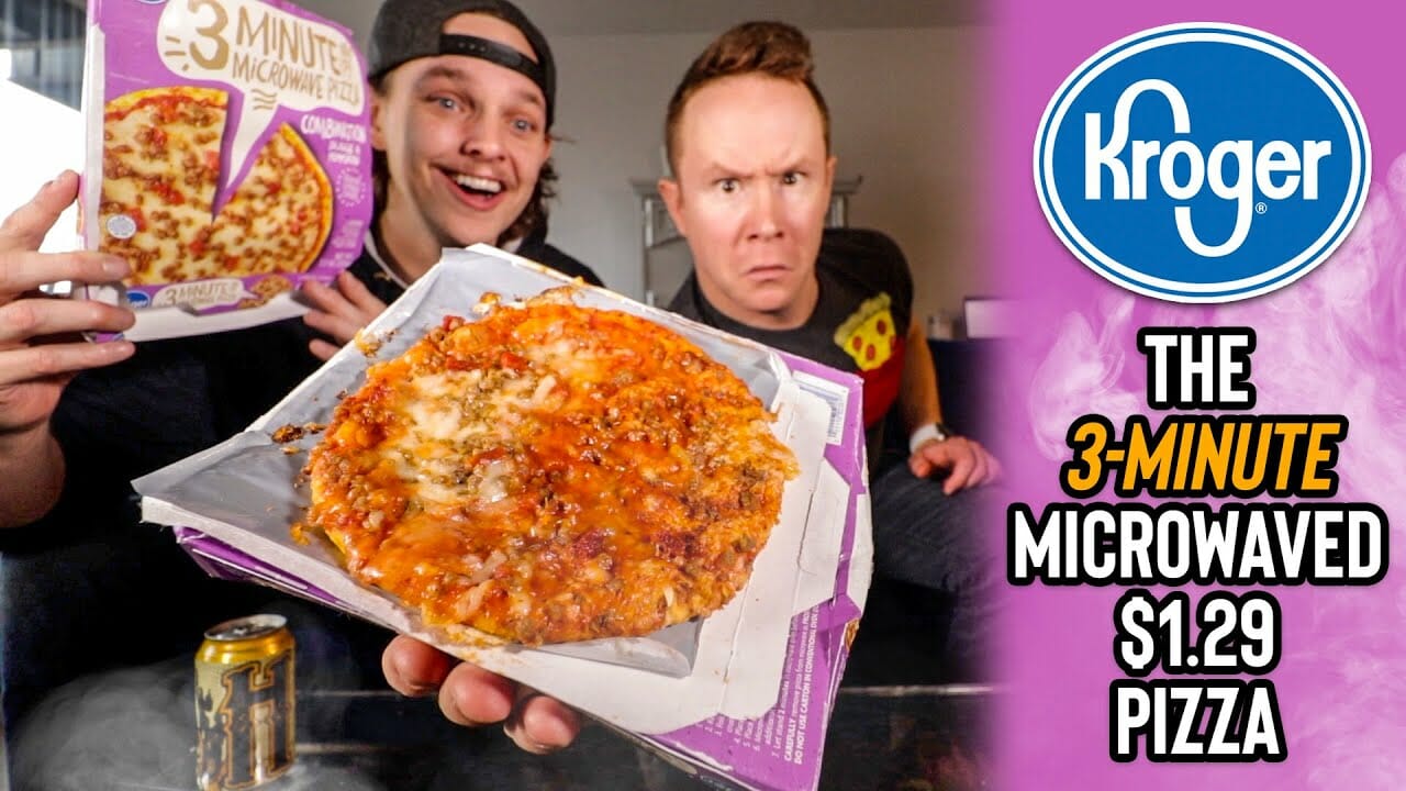 Should You Buy This 3-Minute Microwavable Pizza That Costs $1.29 From Kroger?
