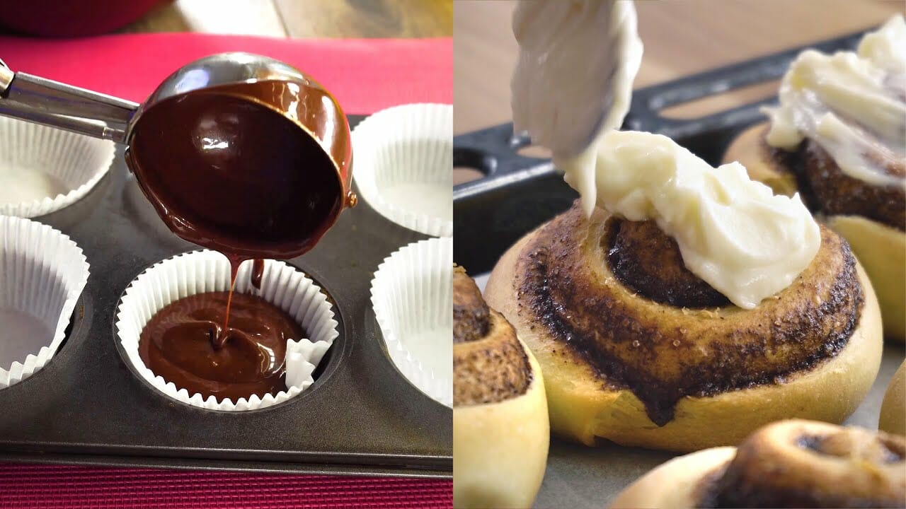Chocolate Muffins Recipe. How to make Cinnamon Rolls recipe