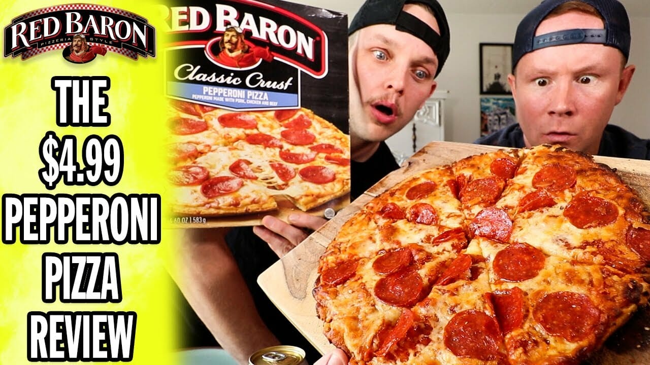 Reviewing A Classic Cheap Meal: Red Baron Pepperoni Pizza Review