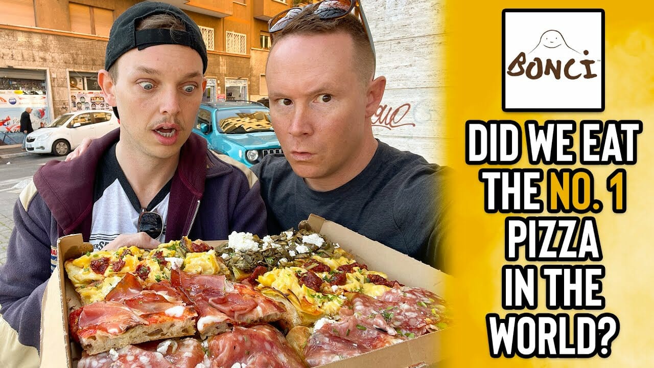 Eating Bonci Pizza in Rome | *IS THIS THE NO. 1 PIZZA IN THE WORLD?!* | Episode 3 🍕