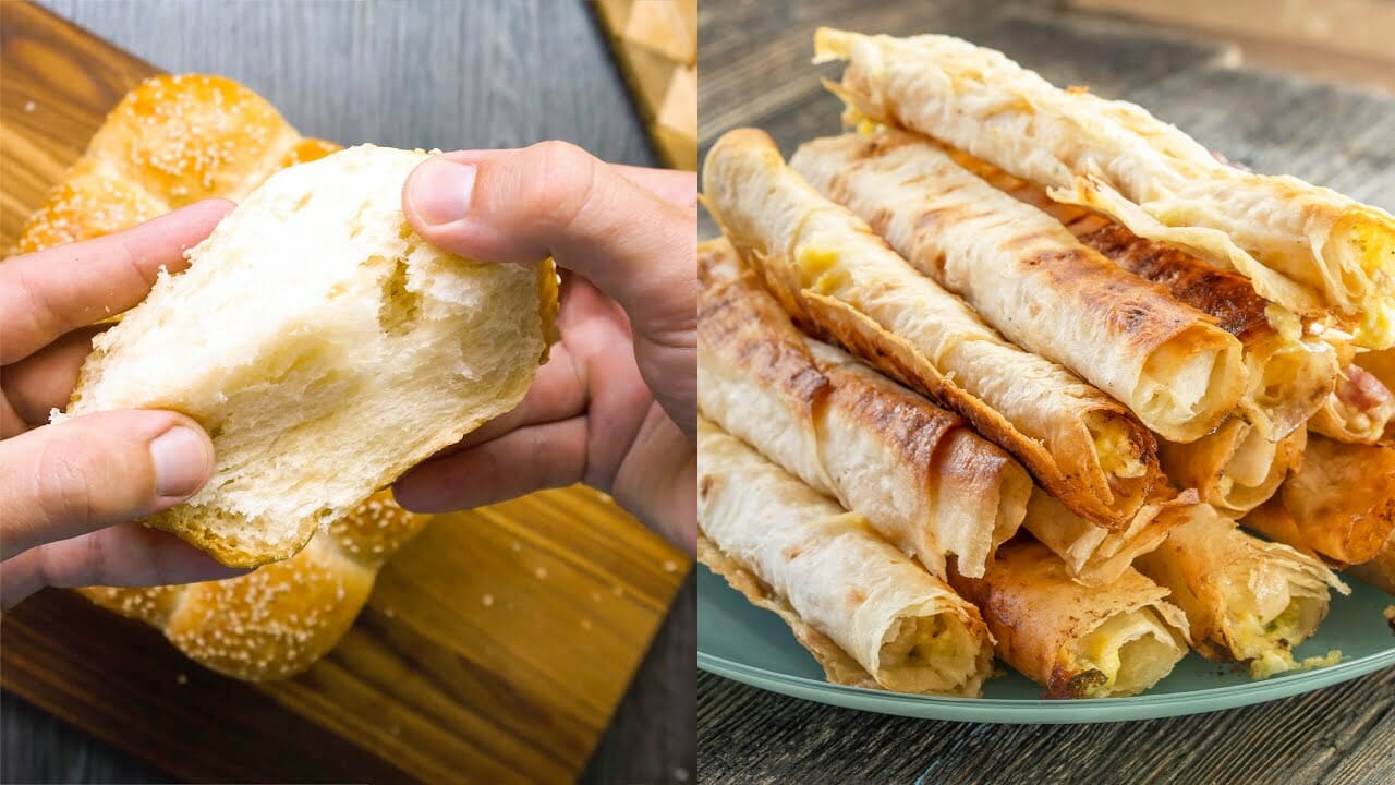 How to make Fluffy Rolls Bread. Best Taquitos Recipe