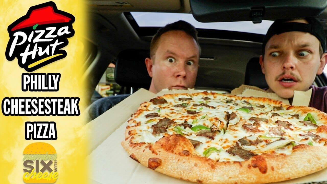 Pizza Hut Philly Cheesesteak Pizza Review!