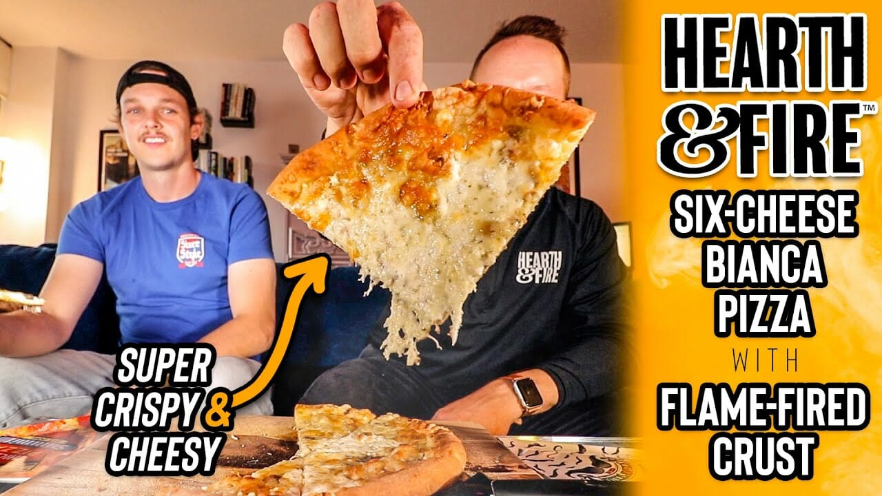 The Cheesiest, Crispiest & Tastiest Frozen Pizza You Can Buy | Hearth & Fire's Bianca Pizza