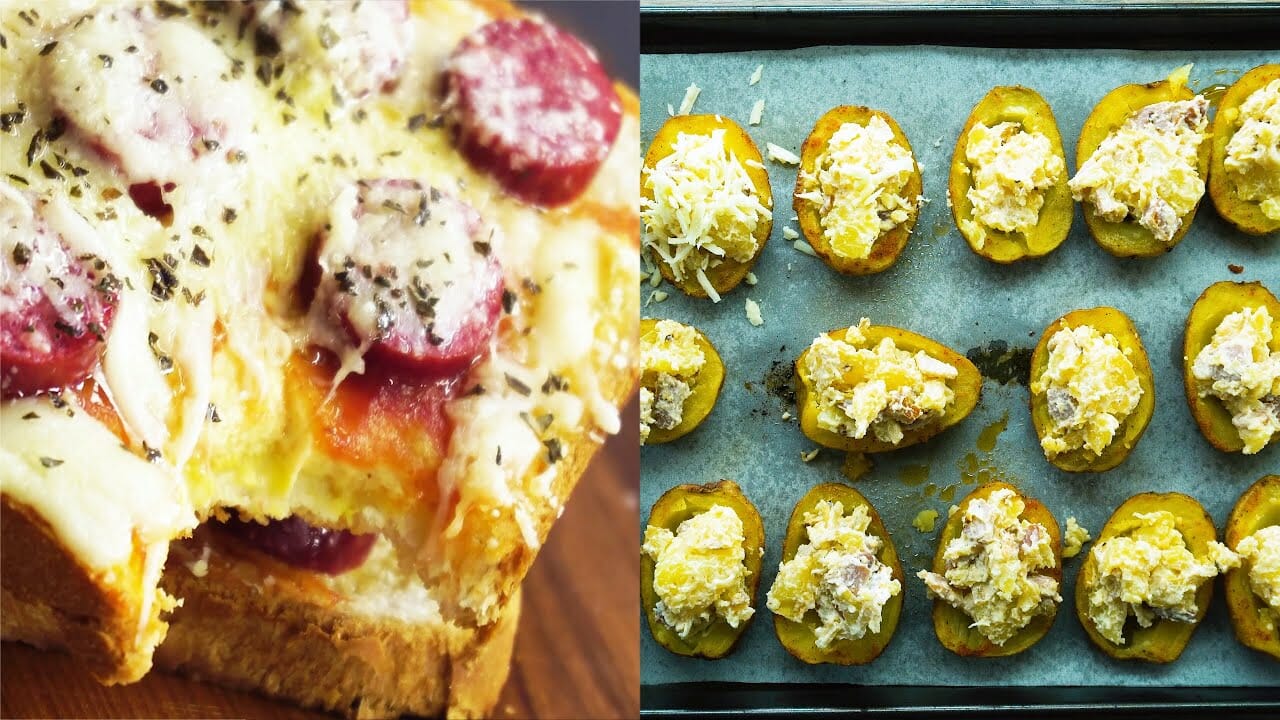 Mini Pizza Sandwiches recipe - Twice Baked Potatoes Recipe