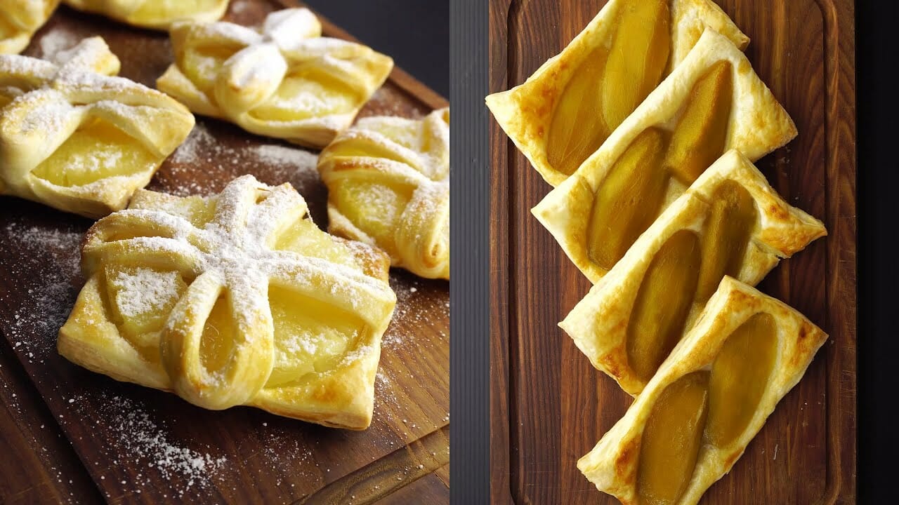 Pineapple Puff Pastry - Easy Mango Puff Pastry Recipe