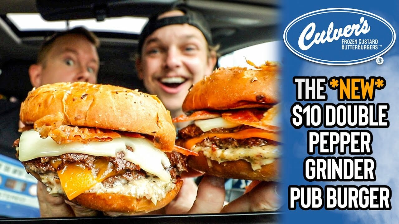Culver's $10 Double Pepper Grinder Pub Burger Is One Of The Best Fast Food Burgers Ever Made 🍔