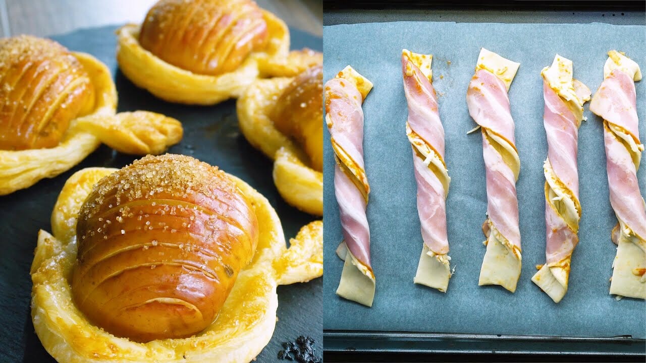 Puff Pastry Apple Tartlets - Bacon Puff Pastry Cheese Twists