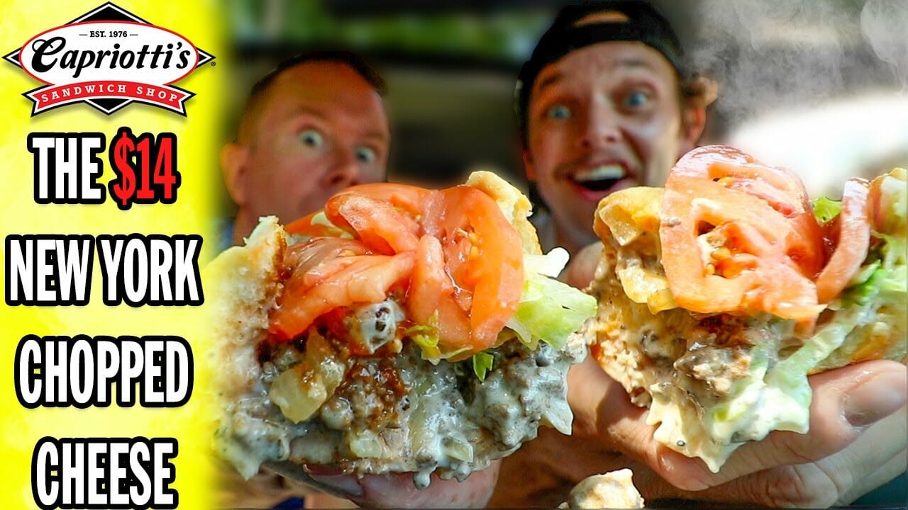 Trying Capriotti's $14 New York Chopped Cheese! | Is It Worth The Price?
